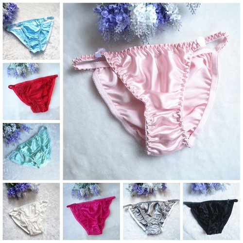 Women silk charmeuse tanga - charmeuse,